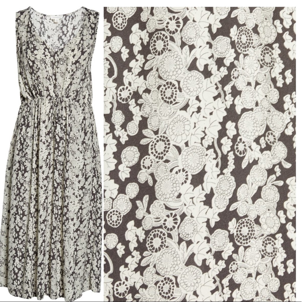 Treasure & Bond Sleeveless Tie Waist Midi Dress - Picture 3 of 3